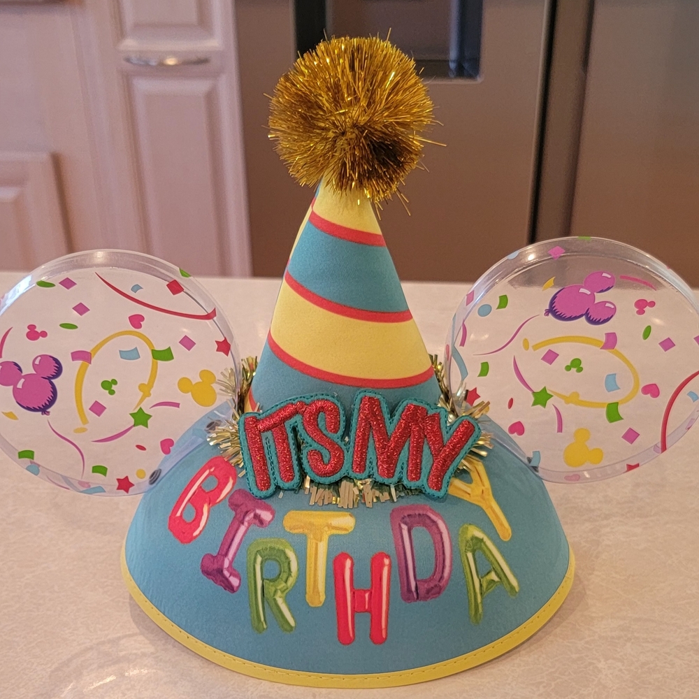 Colorful Blue and Yellow Party Hats for Celebrations